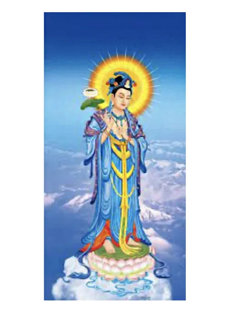 

Гуаньинь Бодхисаттва узор алмазная живопись вид вышивка крестиком Алмазная вышивка мозаика домашний декор