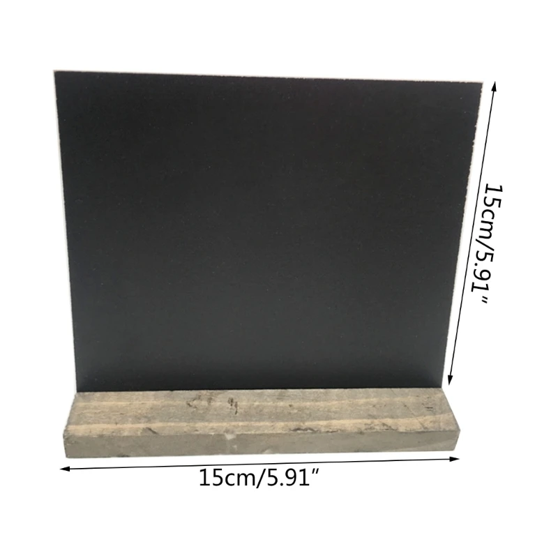 Praktische Blackboard Blank Sign Holder voor Store Restaurant Desktop Decoratief