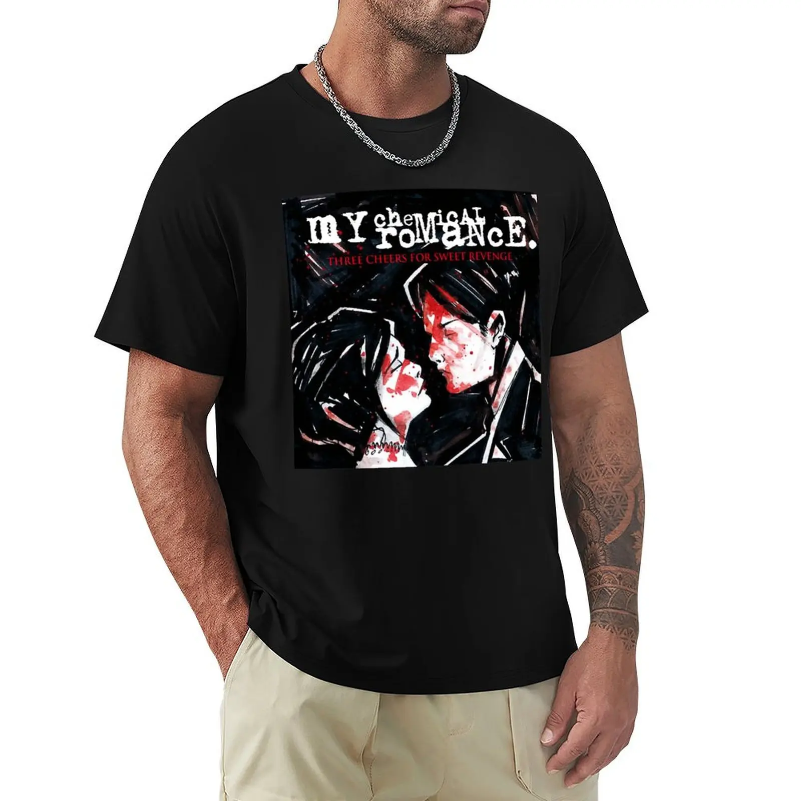 

my chemical mainpasir For Fans T-shirt plus size tops vintage clothes T-shirts for men cotton