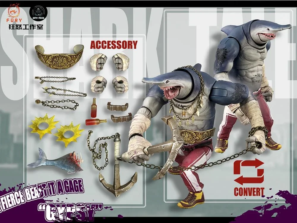 

【In Stock】1/12 Fury Toys Action Figure Abyss Force Arthur Gypsy Billy Anime Model Figure Model Collection Toy Gift