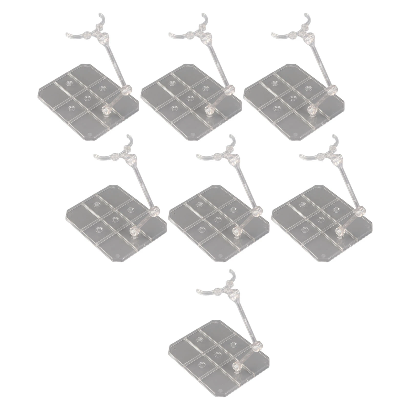 10 sets Action Figure Stand Transparant Acryl Anime Figuur Display Stand Ondersteuning Houder Basis