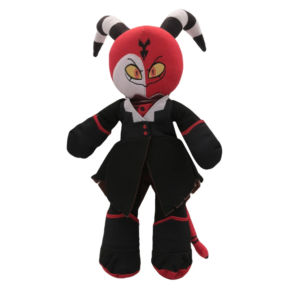 Blitzo peluche peluche Cartoon Helluva Cosplay Boss Fantasy puntelli regali di compleanno di natale mascotte morbida decorazioni di Halloween per bambini