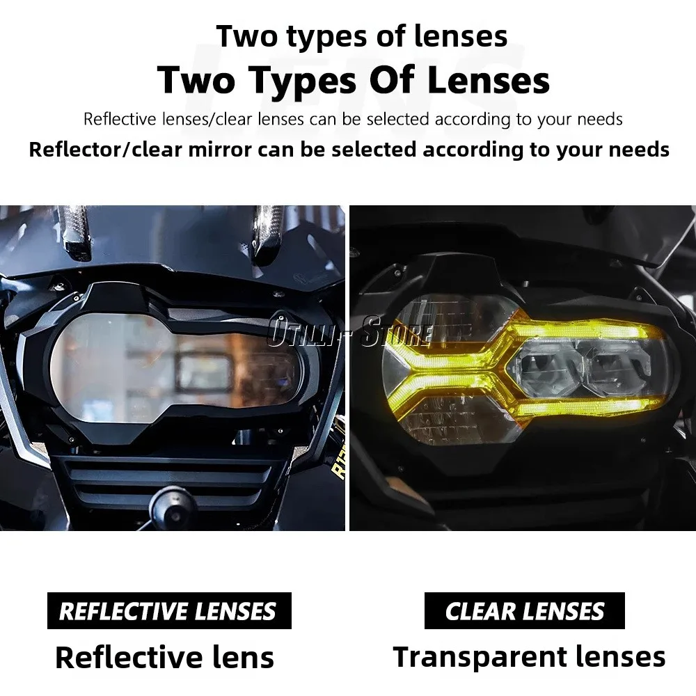 مناسبة لسيارات BMW R1200GS R1250GS غطاء حماية المصباح الأمامي للتوزيع عبر الحدود