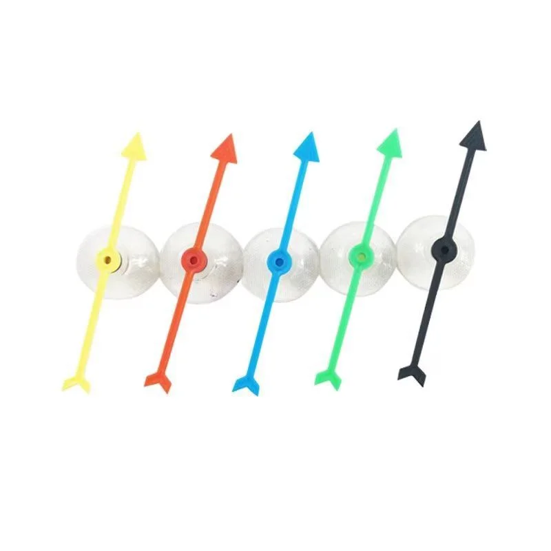 قطعة واحدة من مؤشر السهم البلاستيكي للعبة اللوحة التي يمكنك صنعها بنفسك - لعبة تعليمية تفاعلية للحفلات والفصول الدراسية والاستخدام المنزلي