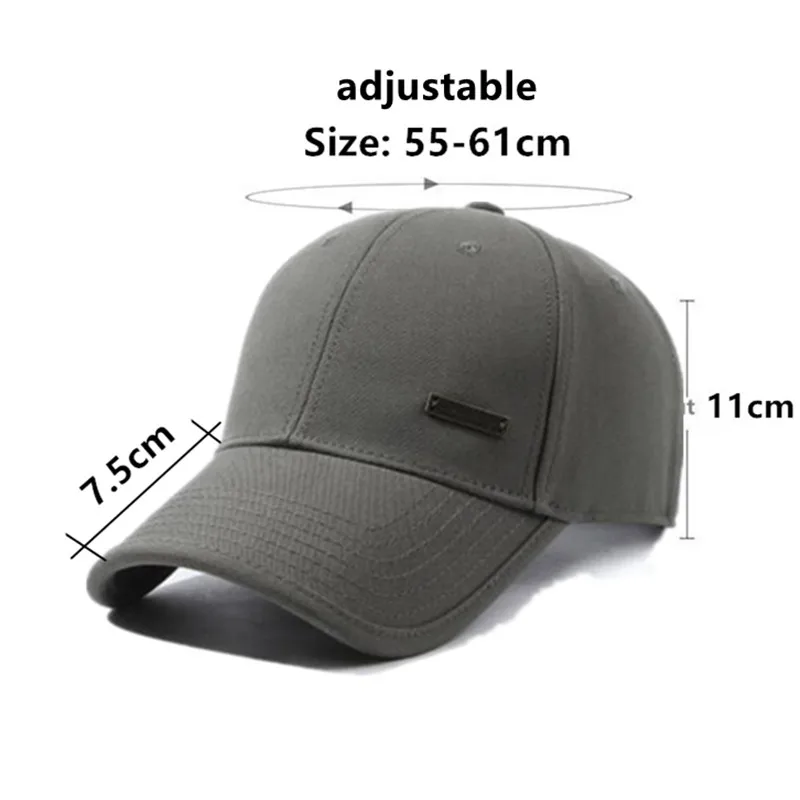 Women's Hats Hardtop Baseball Cap Simple Cotton Sports Hat Skinny Looking Party Hat Snapback Cap Camping Fishing Caps For Men