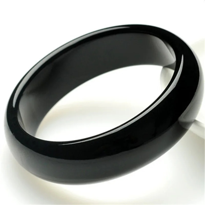 

New Natural Exquisite Fashion Temperament Black Flat Bar Bracelet