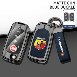 Zinc Alloy Car Smart Remote Key Case Cover Shell Protector For FIAT Tipo Toro Nuovo Freedom 500X Doblo Argo Grazie Accessories