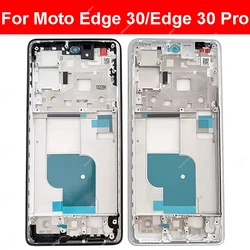 For Motorola MOTO Edge 30 Edge 30 Pro XT2203-1 XT2201-1 Middle Frame Housing LCD Front Frame Bezel Replacement Repair Parts