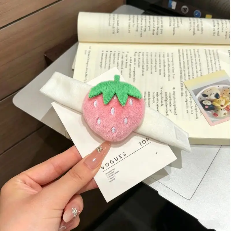 1PC Realistic Soft Rabbit Plush Backpack Clip Charming Bag Strap Accessory Adorable Decor For Women Handbag Ornament