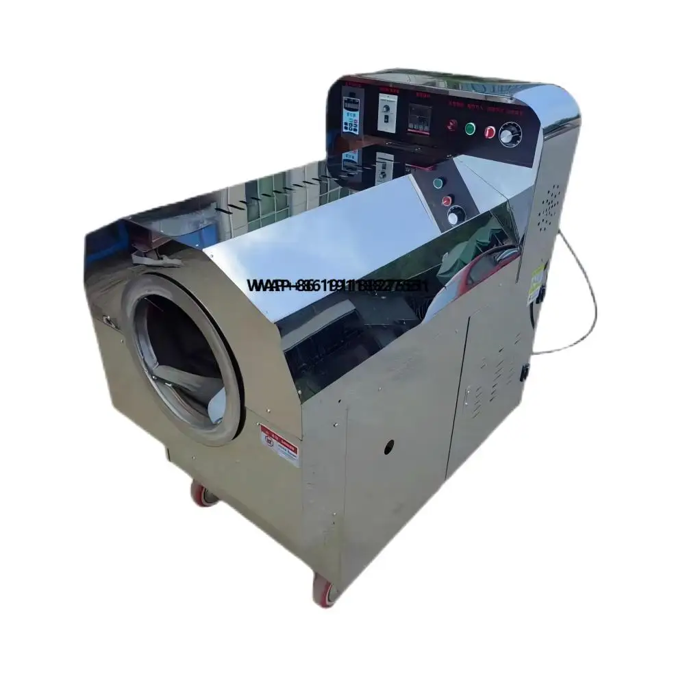 

Коммерческая эффективная машина для обжарки орехов, семян, кофейных зерен, пеканов из нержавеющей стали, вместимостью 5-30 кг