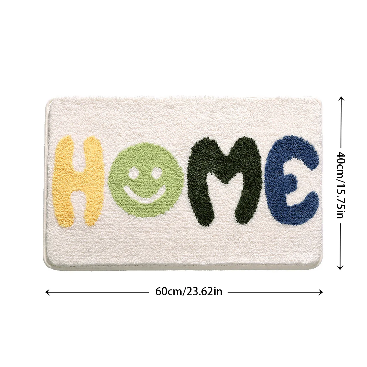 40*60cm Bath Mat Modern Minimalist Cute Flower Buds Bathroom Rug Slip-resistant Waterproof House Entrance Carpet Door Foot Mats