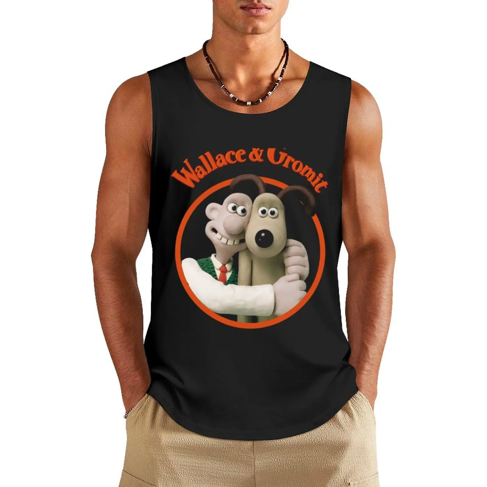 

Best Merch Grom it Cartoon Tank Top Gym wear sports suits