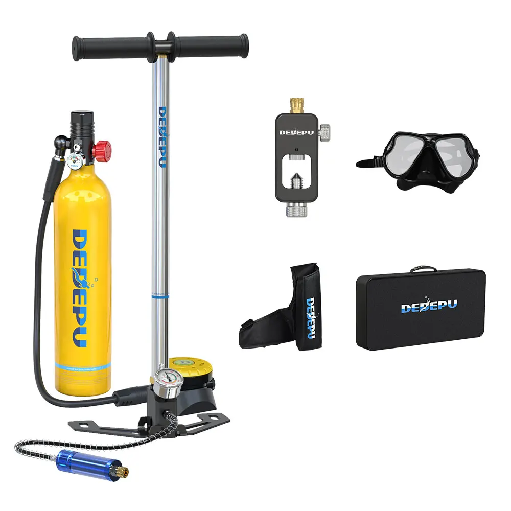 DEDEPU Mini Portable Diving Equipment Scuba Ox ygen Air Tank Cylinder Total Freedom Breathing Equipment