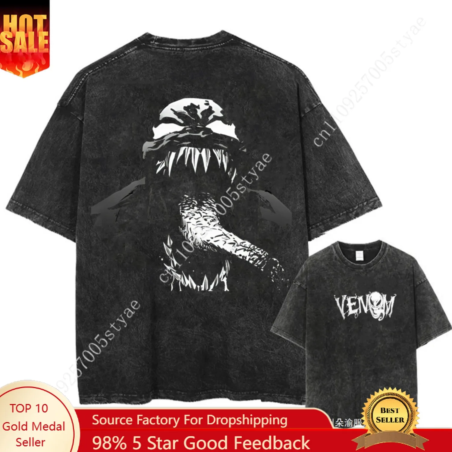 

Marvel Retro Vintage Washed Cotton Spider-Man Comic-Style Men's Short-Sleeve T-Shirt — Casual Autumn Wear