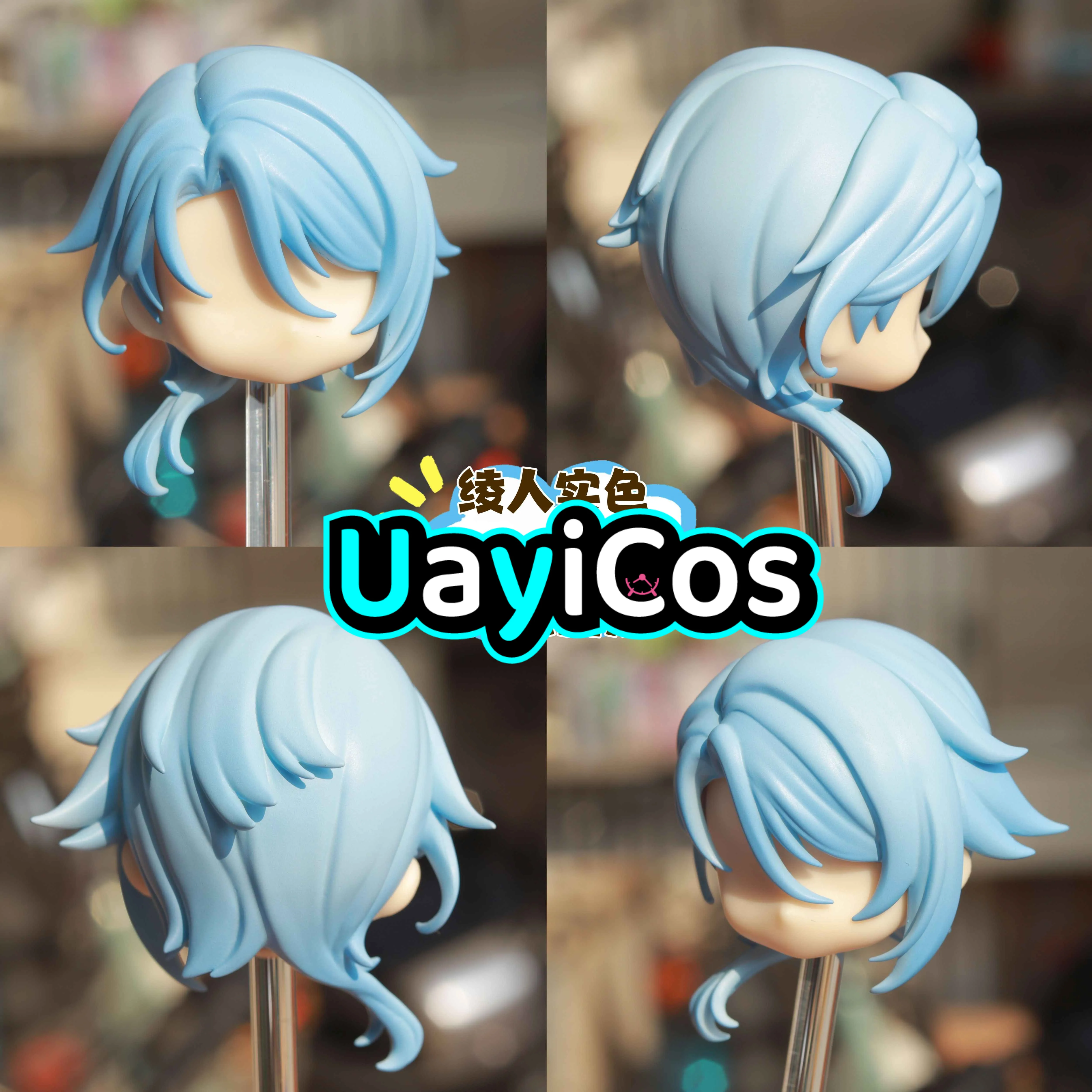 

Genshin Impact Kamisato Ayato OB11 BJD Hair Wig Detachable Handmade Doll Accessories Game Cute Props Anime Figure Toy Kids Gift