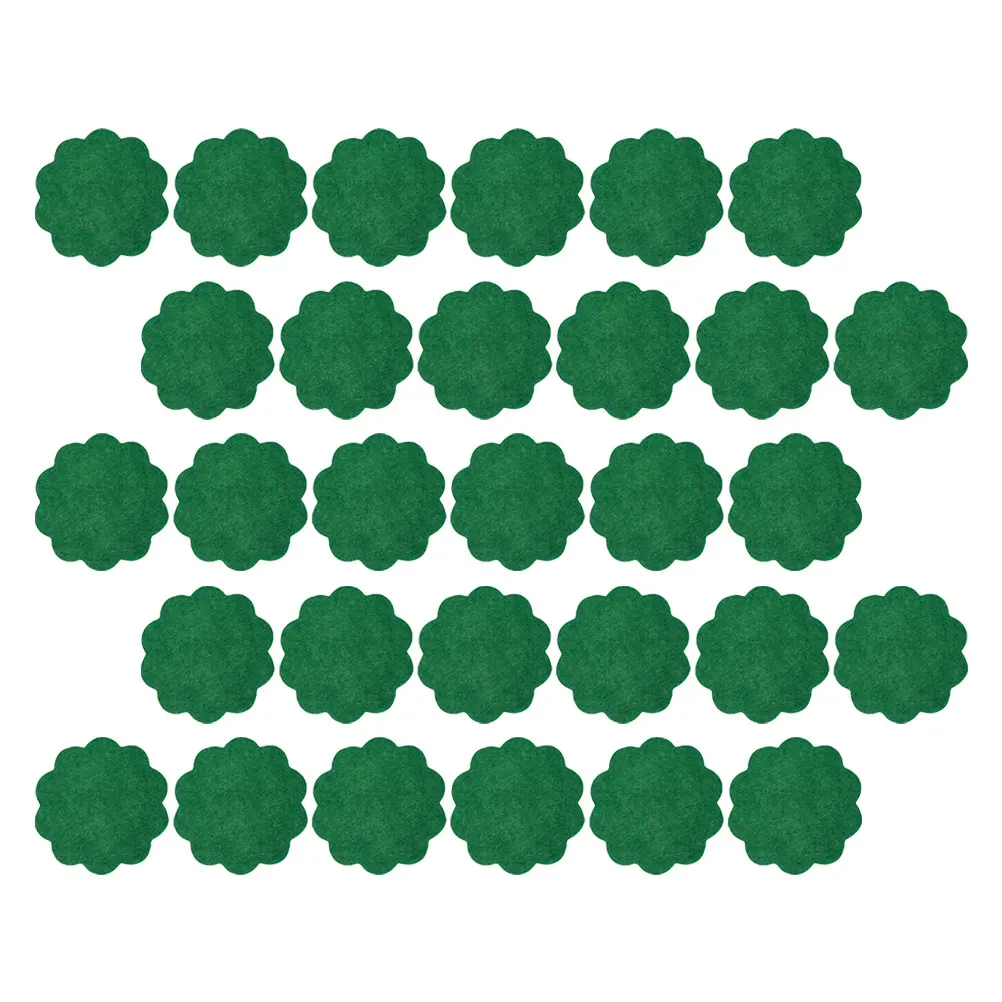 40 قطعة اناء للزهور منصات أسفل حصير الصرف غير المنسوجة ورأى منصات زارع لمنع تسرب التربة تنفس بونساي وعاء كوستر #6