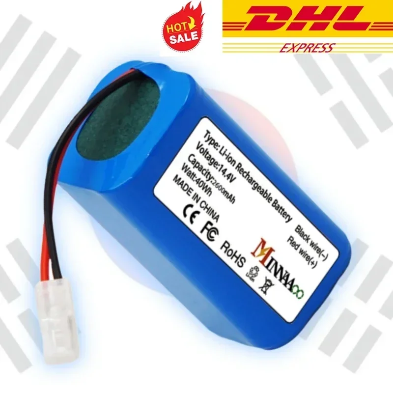 

DHL Ship 14.8V 3500mAh Li-ion Battery for Xiaomi G1 MI Robot Vacuum-Mop Essential MJSTG1 Robot Vacuum Cleaner 18650 Battery Pack