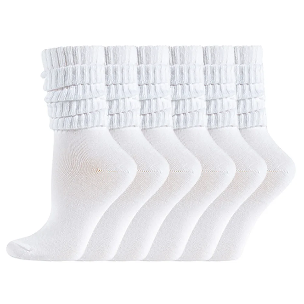 Women’s Solid Color Fall Thick Warm Calf Long Socks Autumn Winter Slouch Socks Female Stacked Loose Socks Warm Stockings 6 Women's Solid Color Fall Thick Warm Calf Long Socks Autumn Winter Slouch Socks Female Stacked Loose Socks Warm Stockings 6
