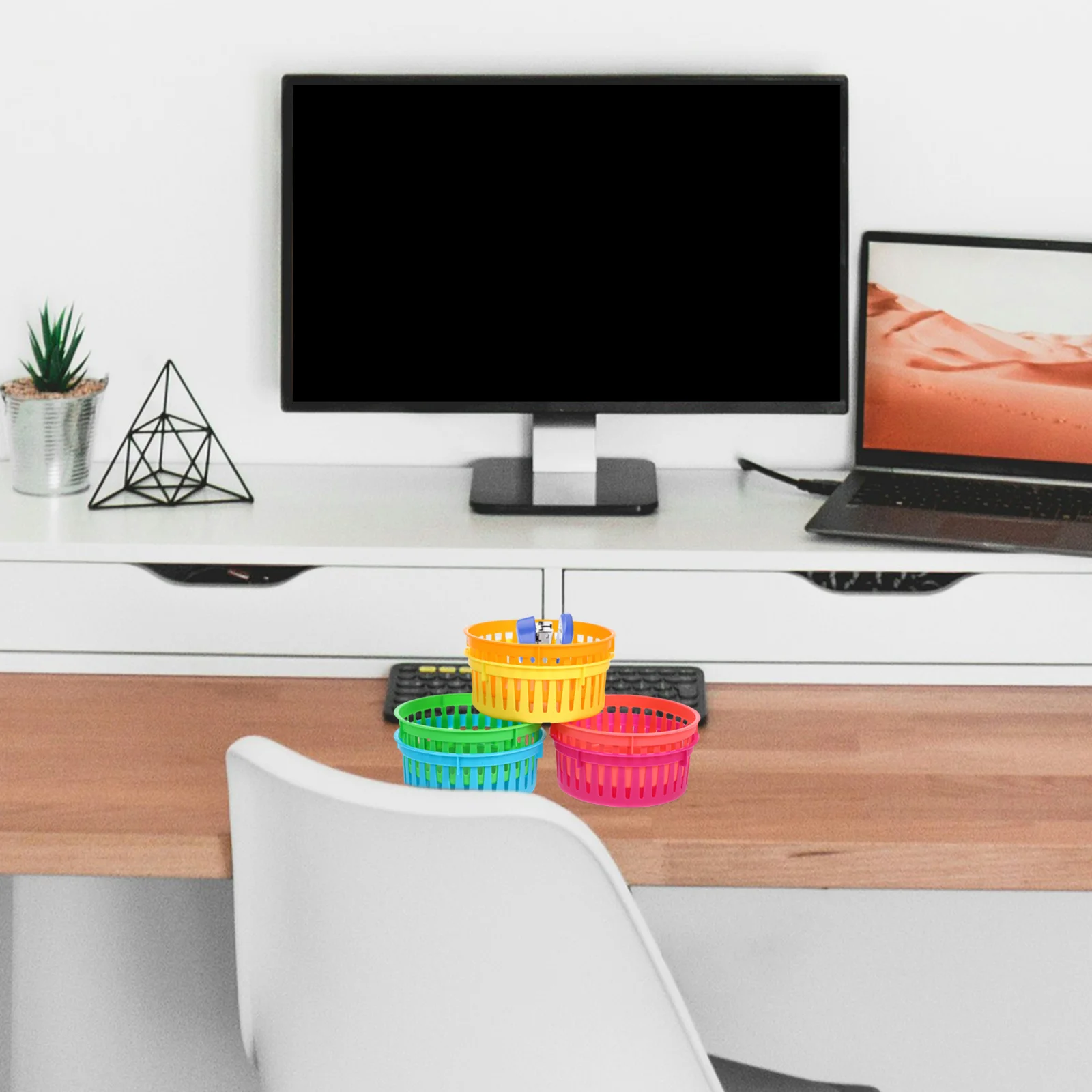 

12Pcs Stationery Basket Pen Holder Desk Organizer Large Capacity Pencil Container Desktop Office Pen Storage Bucket