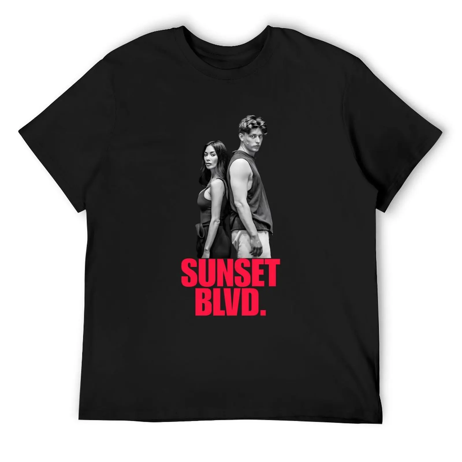 

Sunset Blvd. With Nicole Scherzinger And Tom Francis T-Shirt baggy shirts customs design your own Men's clothing