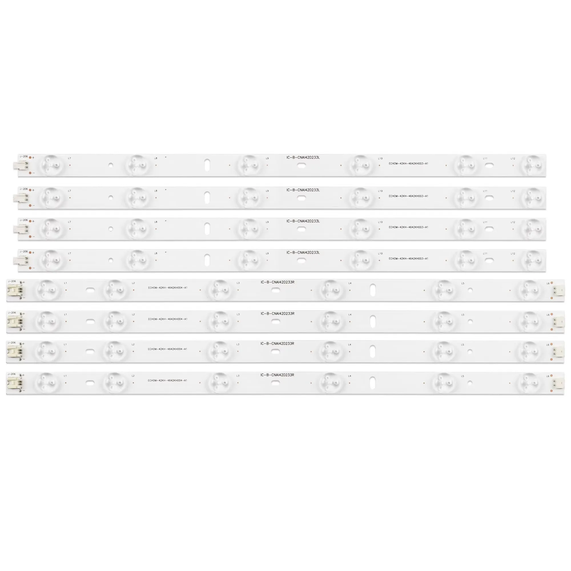 ใช้ได้กับ LE42J27S แพนด้า LE42J315 LE42J33แถบแสงไฟ IC-B-CNAI42D233L/R