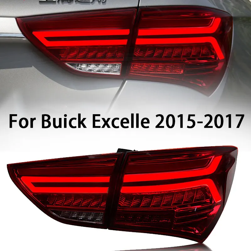 

Задние фары для Buick Excelle GT, задняя фара в сборе 2015-2017 года с последовательным поворотным сигналом, цвет черный