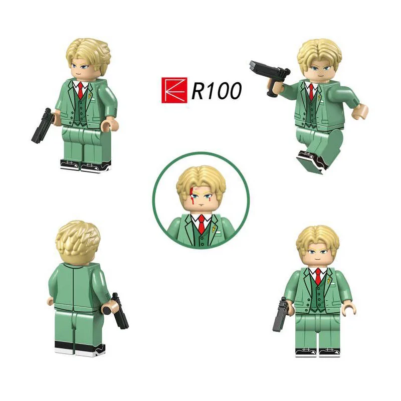 ألعاب ساخنة عائلة تجسس أنيا نموذج صغير أرقام تجميع عمل بروس أرقام اللبنات أنيمي الشكل ألعاب الدمى هدية