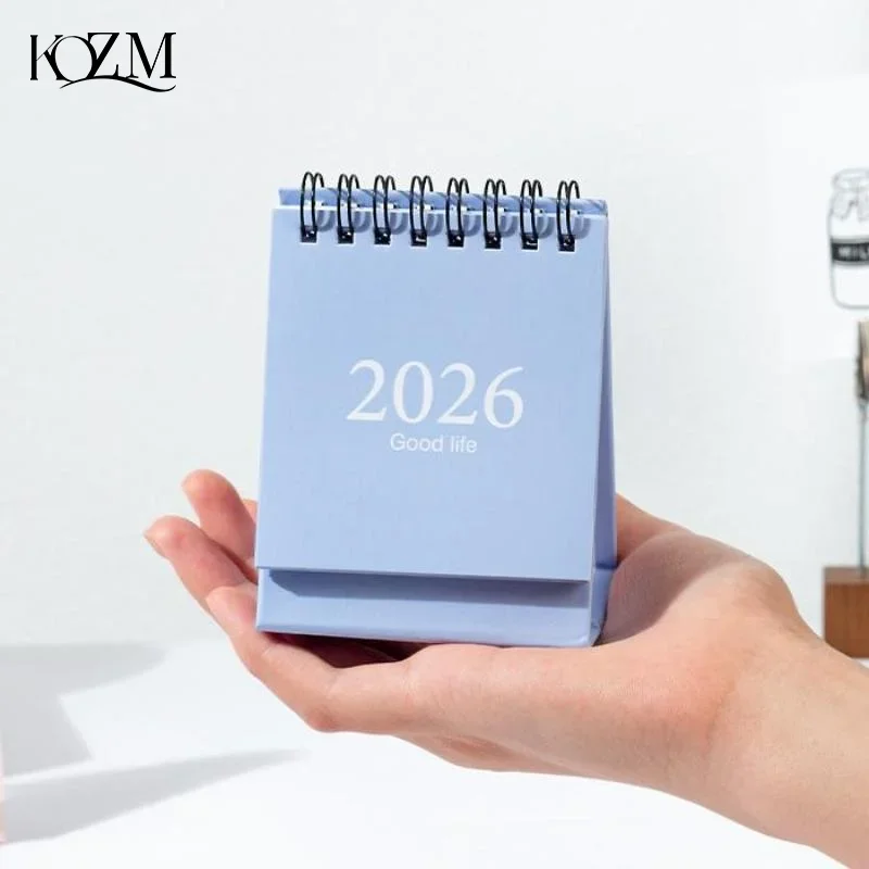 Kalender Mingguan Flip Berdiri Kecil 2026 Perencana Kalender Kumparan Kreatif Untuk Perencanaan Jadwal Harian