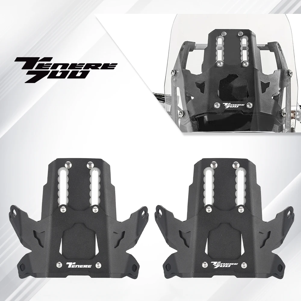 

Motorcycle 60mm Riser Windshield Adjustment Bracket For Yamaha Tenere 700 2020 2021 2022 2023 2024 Tenere700 Rally World Raid