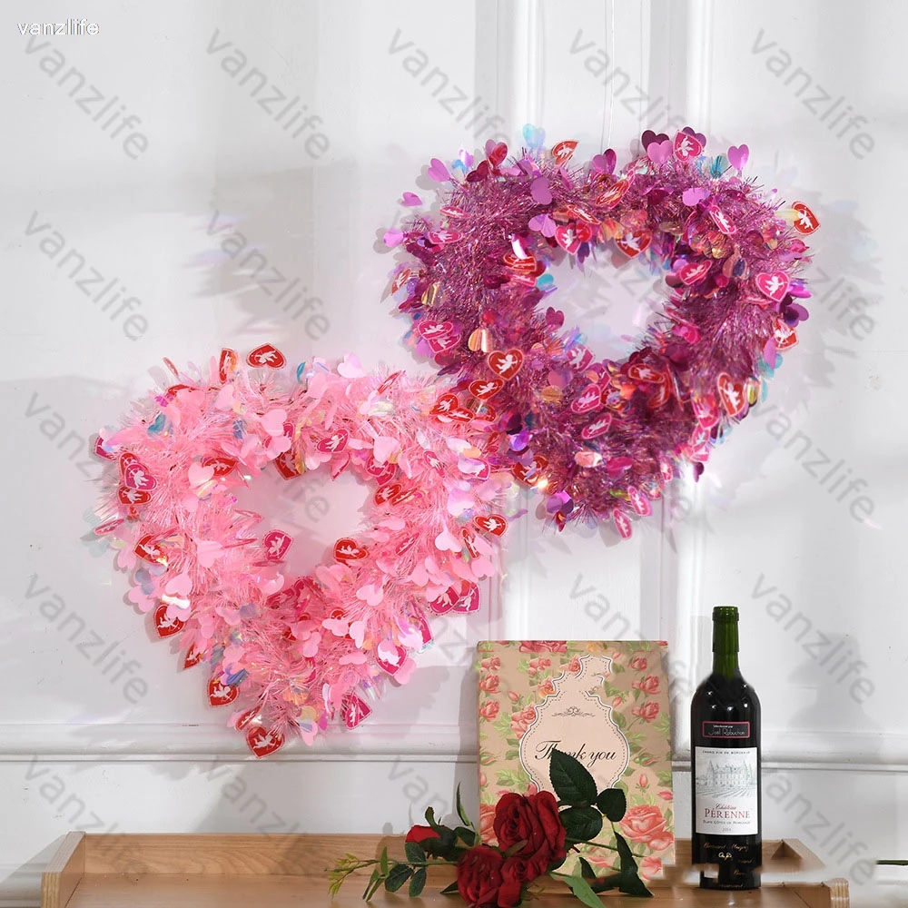 2025 New Valentine's Day Love Garland Pendant Confession Anniversary Atmosphere Scene Decorative Ornaments