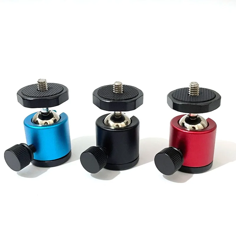 Aluminum Alloy Belongs To PTZ Spherical Small PTZ Universal PTZ Rotating Projector Camera Tripod Mobile Phone Holder Accessories