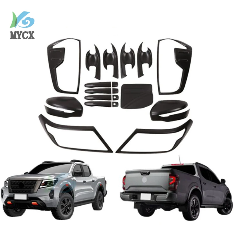 

2021 For Nissan Navara Accessories ABS Chrome Kit Full Set For Nissan Frontier Navara Car Styling 19pcs