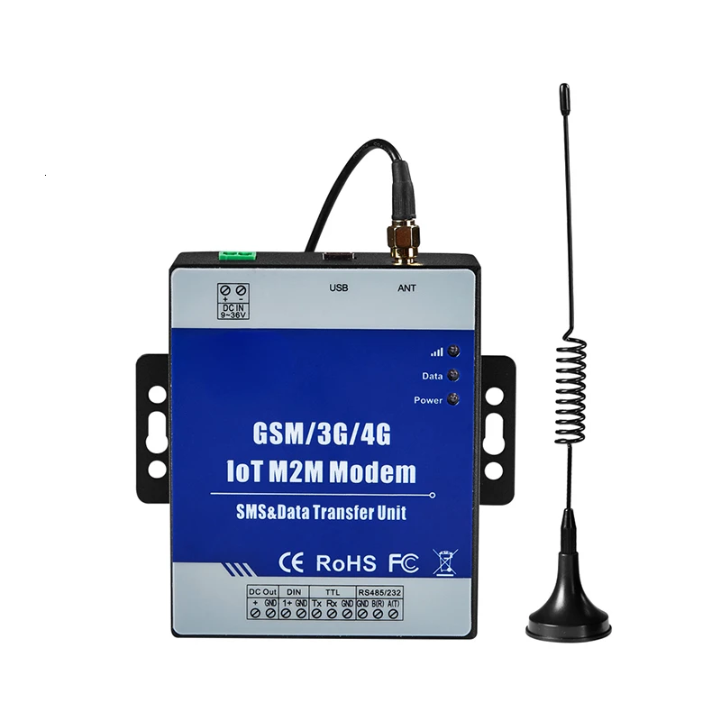 

D223 IOT M2M Modem DTU Supports Transparent Transferring SMS With TTL RS485 Port For Smart Meter PLC GSM/GPRS/3G/4G DTU