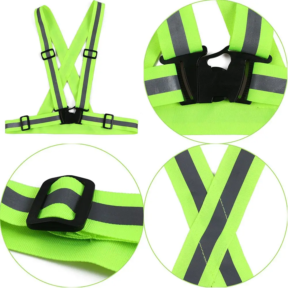 

4cm Width Useful Lightweight Conspicuous Safety Stripes High Visibility Kids Vest Reflective