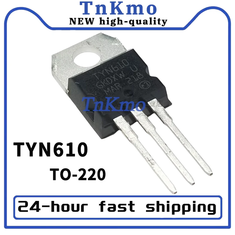 10pcs/lot TYN610 TO-220 10A 600V unidirectional thyristor new IC In Stock