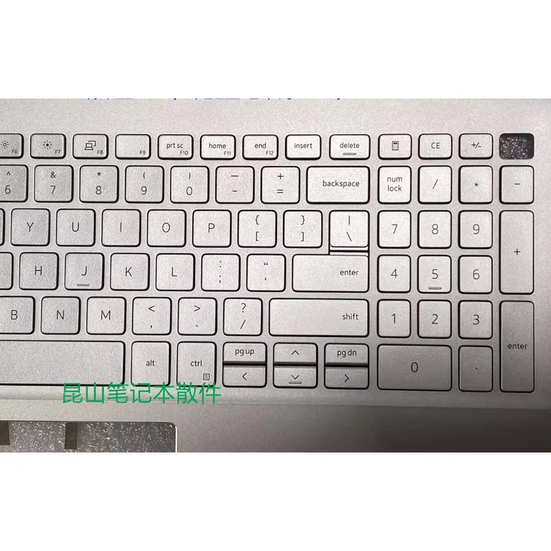 f  FOR DELL inspiron 5501 5502 5504 5505 Silvery Keyboard Palmrest 06XCC3 6XCC3
