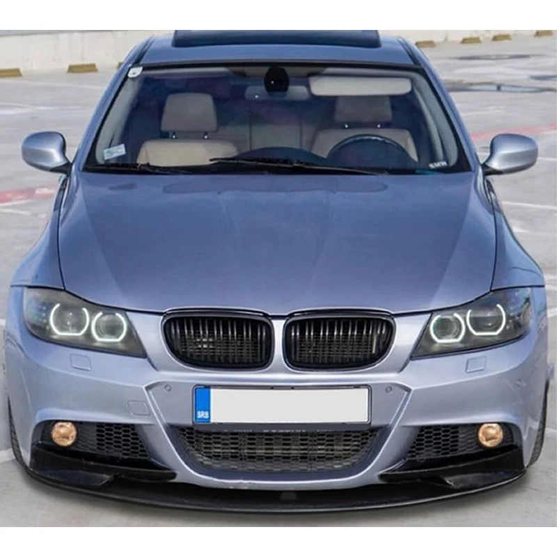 For BMW 3 Series E90 E91 2009-2012 Car Front Bumper Lower Lip Splitter Diffuser Body Kit Spoiler Bumper Body kit Protector Parts - view 4