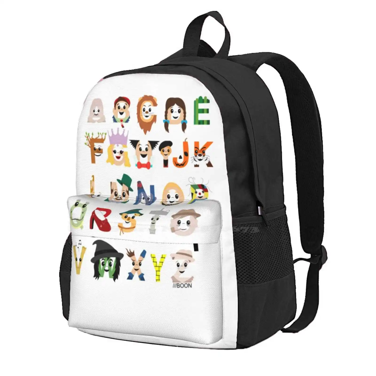 Oz-Abet (An Oz Alphabet) Hot Sale Schoolbag Backpack Fashion Bags Alphabet Dorothy Cowardly Lion Tin Woodsman Scarecrow Wicked