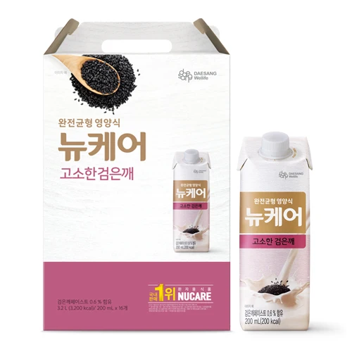 New care high black sesame flavor 200mlx16 mouth set 1 box