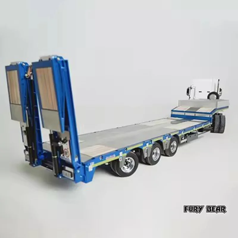 Wut Bär Nooxion Osds 48-03 Serie Engineering 3-Achs-Anhänger 1/14 für Tamiya LKW Modell Elektroauto Spielzeug für Jungen Erwachsene