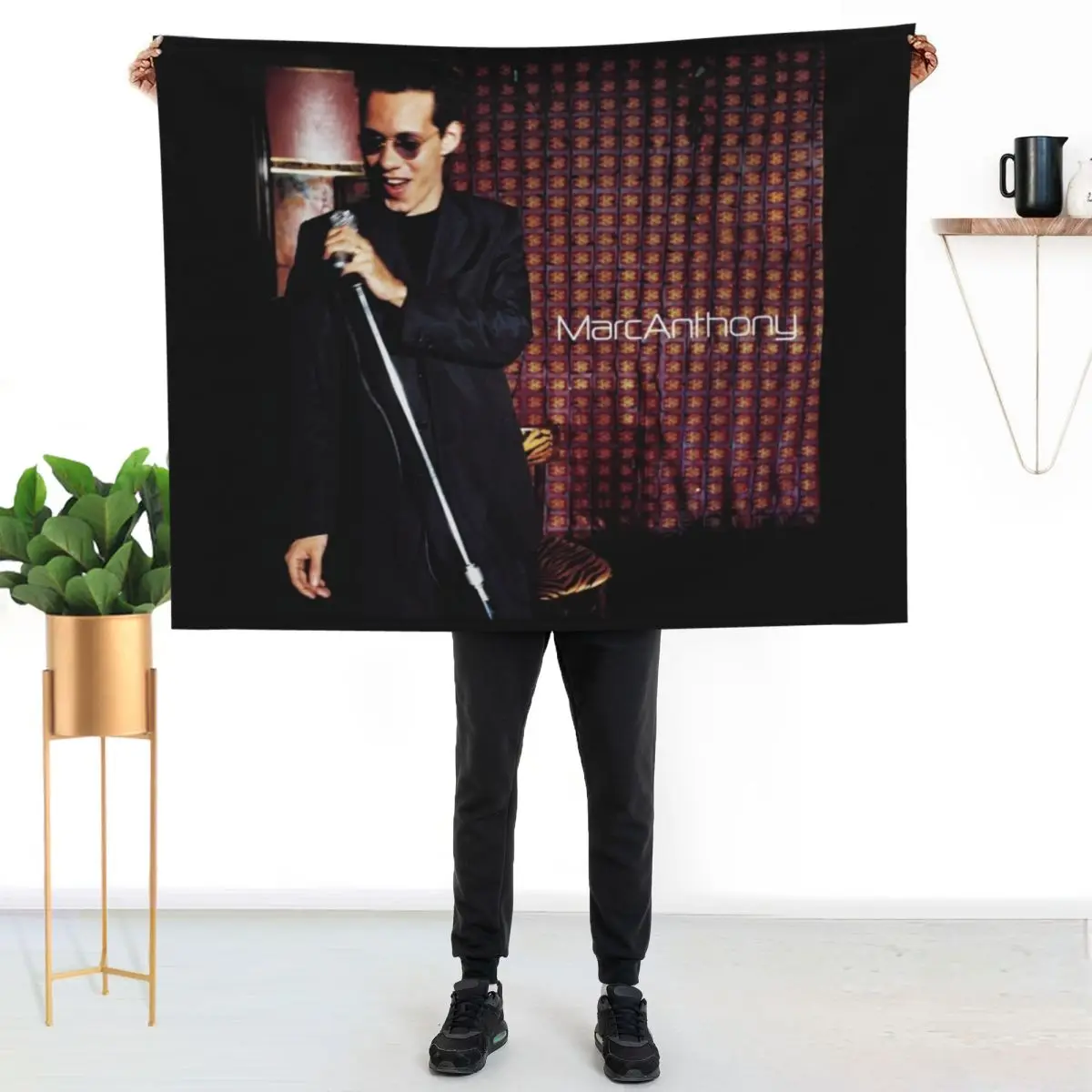 

Marc Anthony greatest hits Throw Blanket Long Lasting Soft Plush Blanket for Daily Use