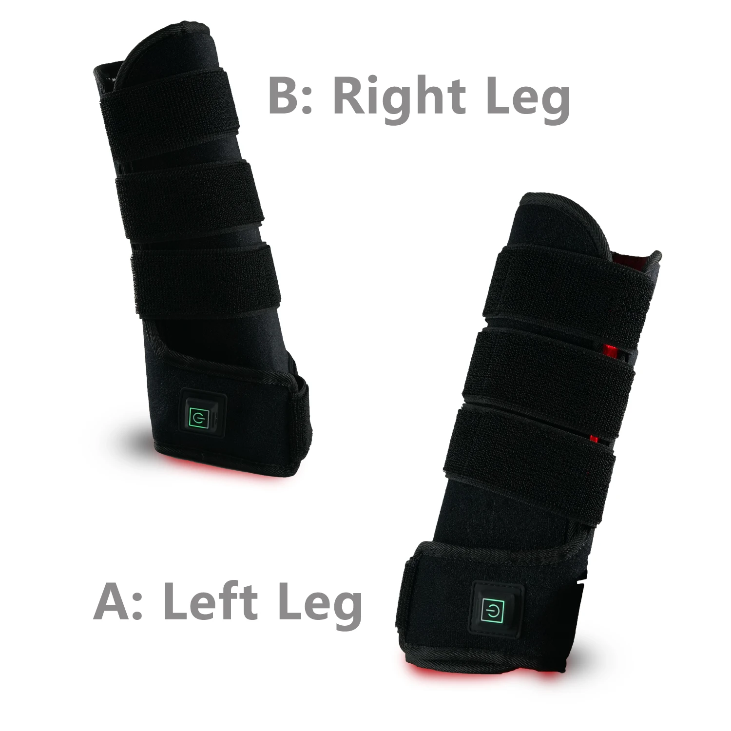Built in Battery Red LED Grow Light Therapy Boots 660nm 850nm Equine Hood Wrap Infrared Light Therapy Pads for Horse