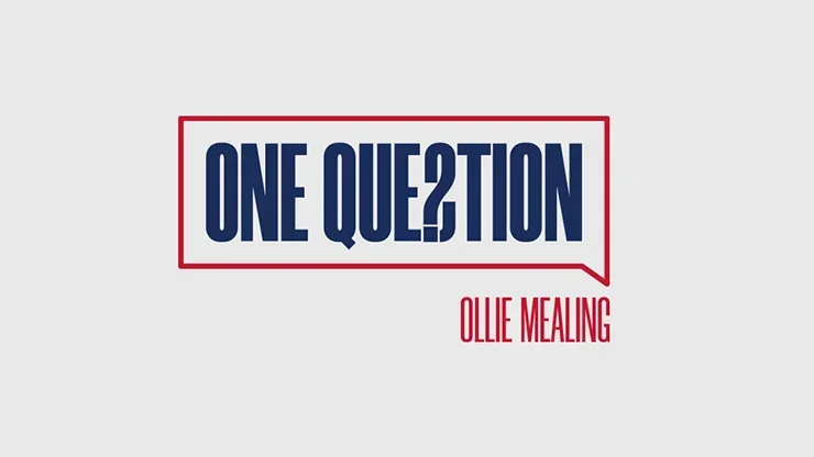 One Question by Ollie Mealing Card Magic Tricks Close Up Magic Mentalism Magia Magie Magicians Prop Deck Illusion Gimmick