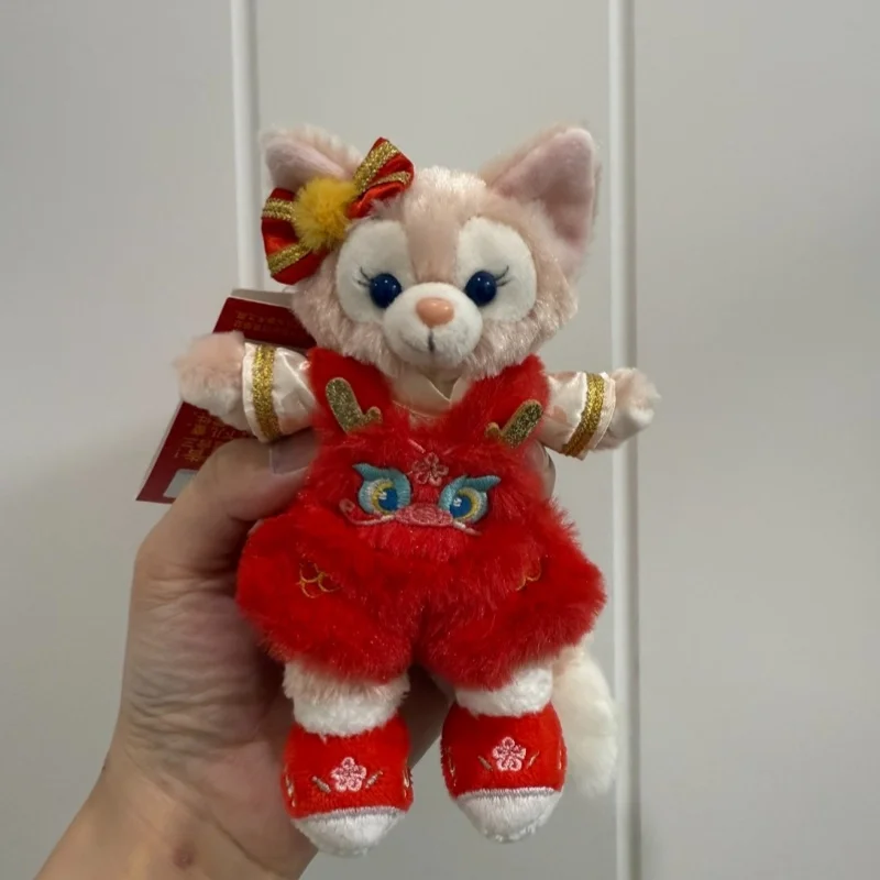 

Shanghai Disneyland's limited edition Lingna Belle keychain plush toy backpack keychain girl's birthday gift souvenir