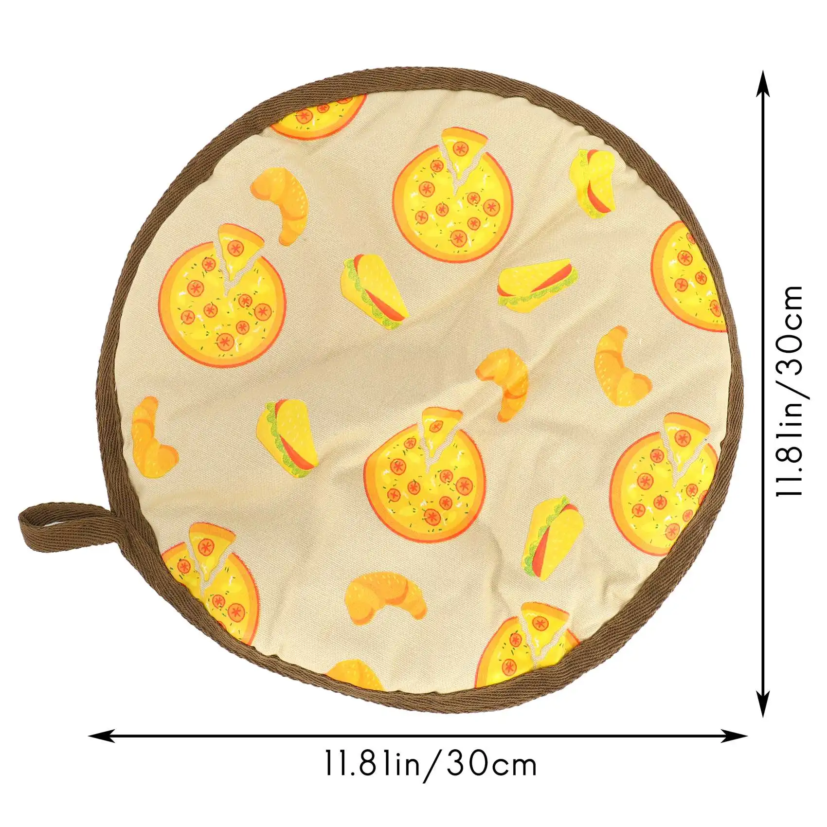 SYW-12Inch Tortilla Pancake Warmer Pouch Microwavable Insulated Food Cooler Bag, For Corn Flour Burrito Pancake Warm