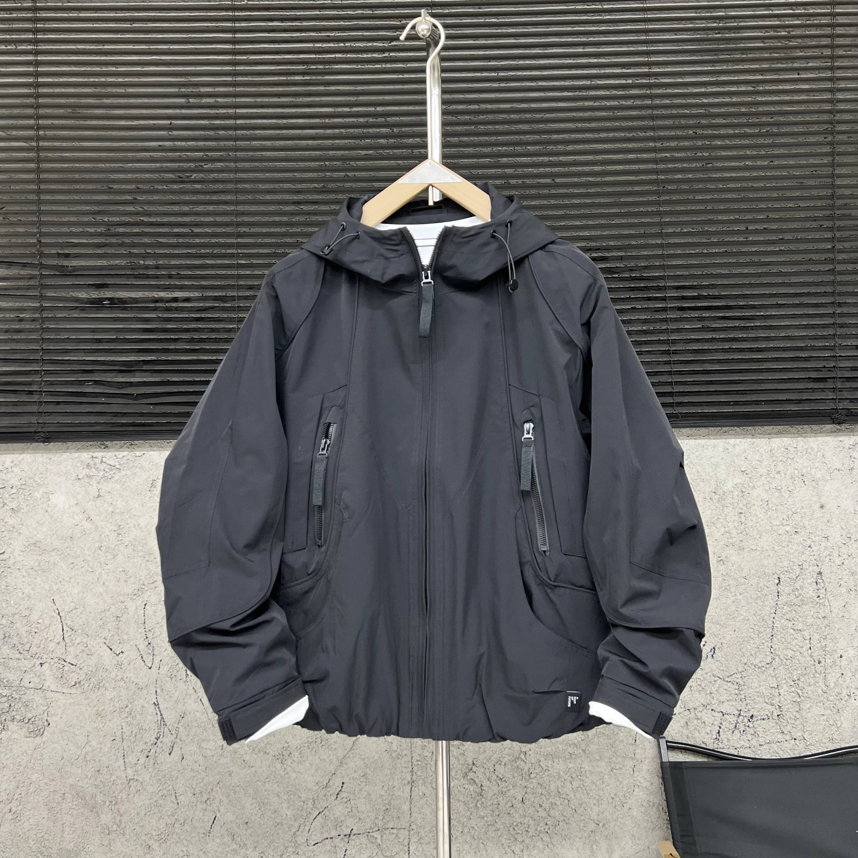 

Winter New 2025 Men's Hooded Jaet Loose Fit Pure Color Versatile Casual Cotton Coat Sli Polyester Fabric Youth Trend