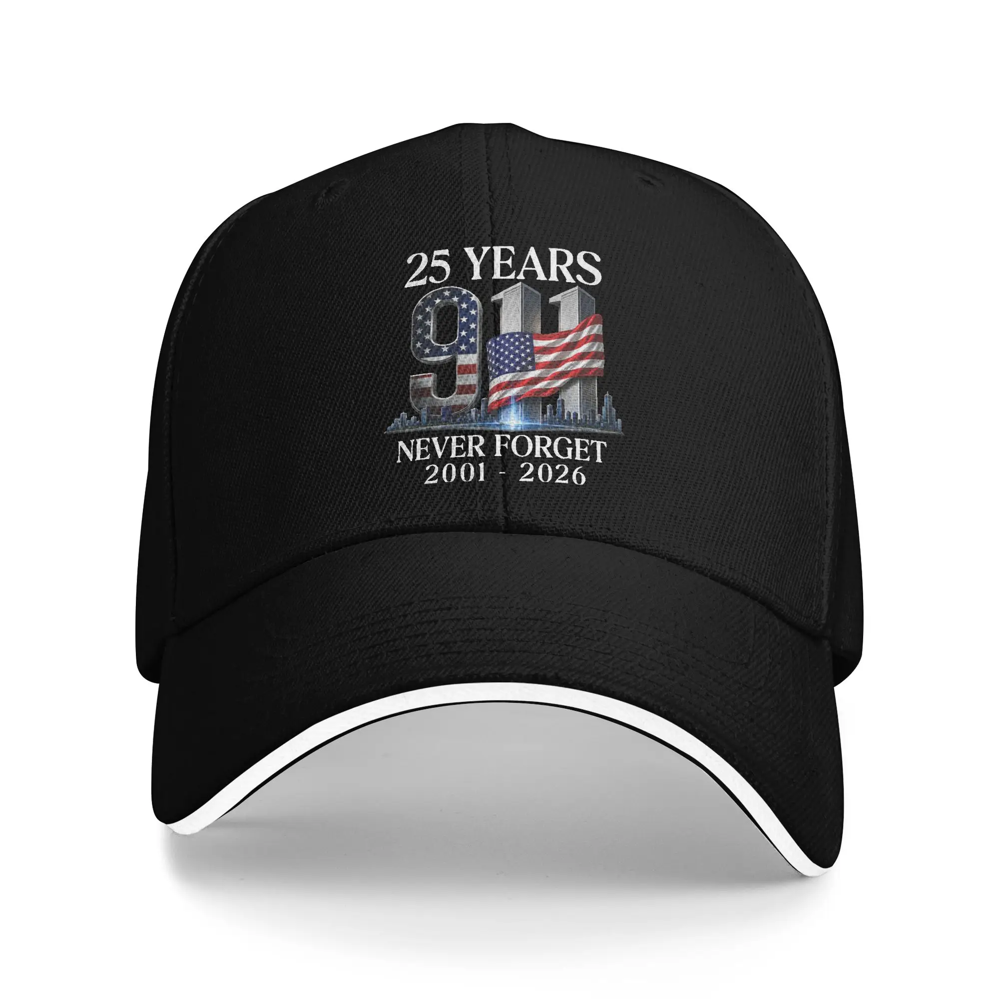 Remember Honor Unite 25th Anniversary September 9 11 Casual Baseball Cap Trucker Hat Summer Women Men y2k Retro Snapback Cap