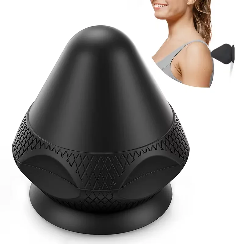 Deep tissue trigger point massage tool, can install suction cup massage ball, multifunctional Back Neck massage ball
