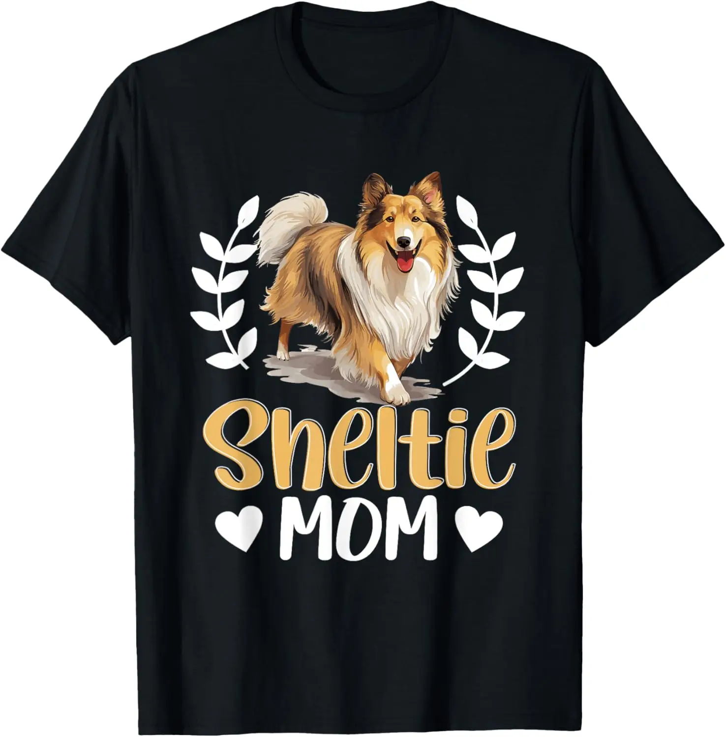 

Shetland Sheepdog Dog Sheltie - Sheltie Mom T-Shirt