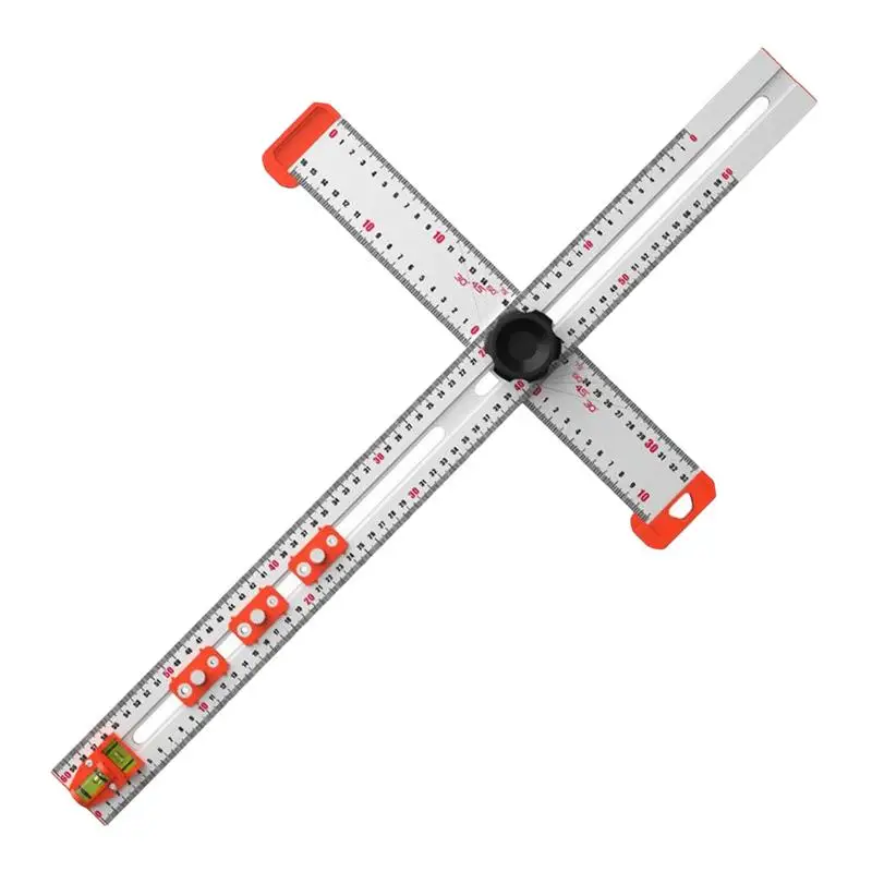 

Woodworking Square Adjustable Sliding Angle T Ruler Drawing Marking Gauge Carpenter Crossing Ruler Measuring Ruler Tools